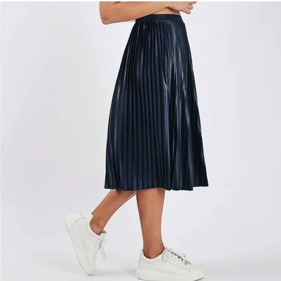 Midi Skirt Topshop Blue Plaid Skirt Topshop Midi Cotton Full Skirt